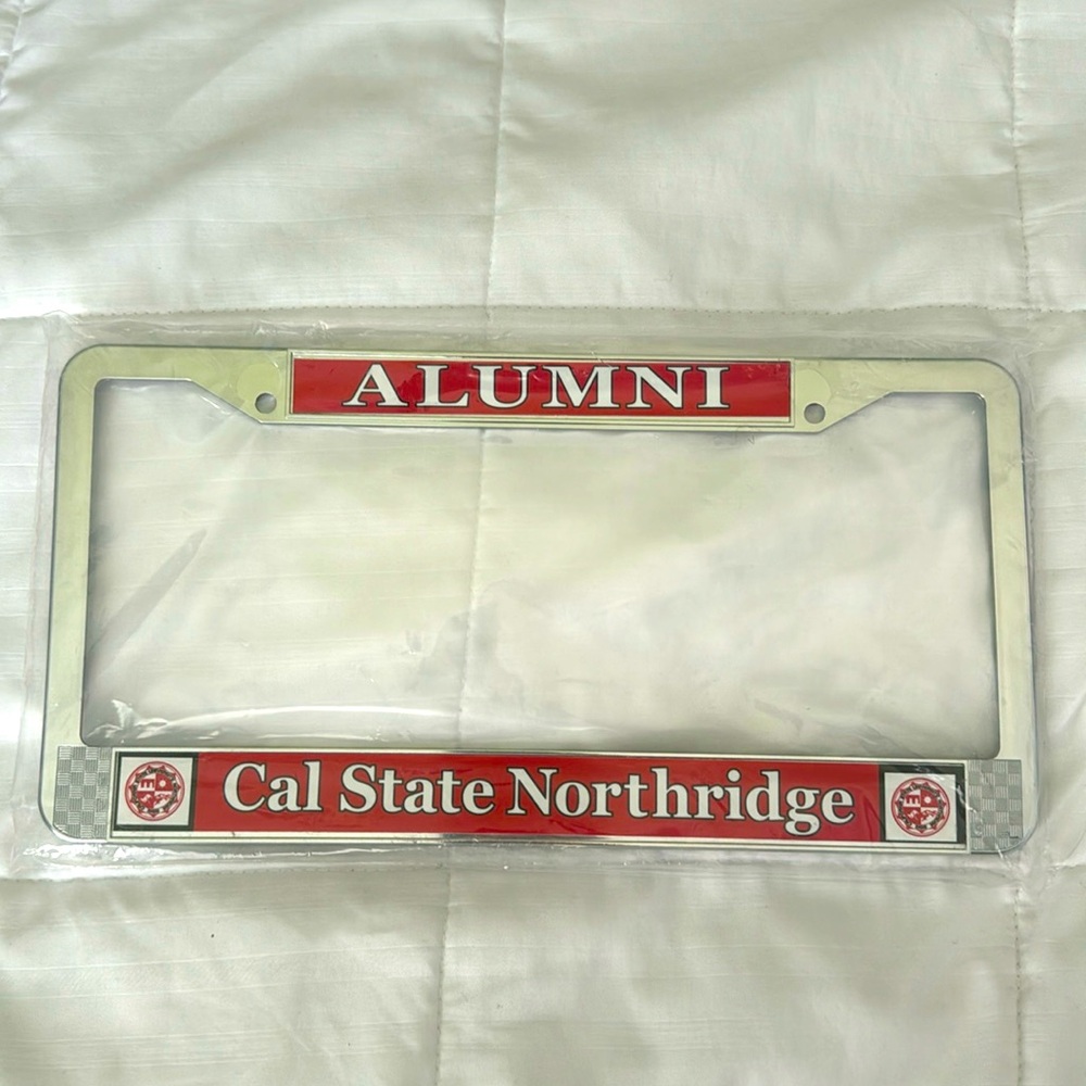 Cal State Northridge 'Alumni' License Plate Frame